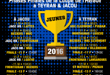 Affiche Finale Coupe de l'Hérault JACCHB 28 mai 2016