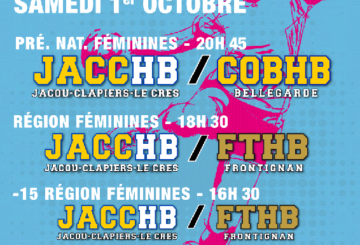 Affiche JACCHB - COBHB 1 octobre 2016
