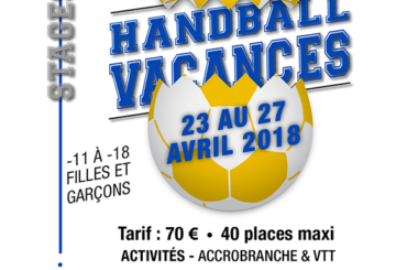 Affiche Handball Vacances JACCHB avril 2018