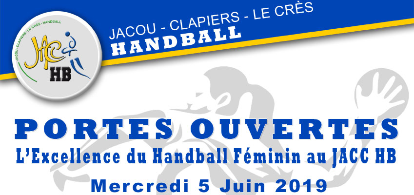 Portes Ouvertes Handball Féminin le Mercredi 5 Juin 2019