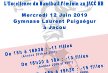 Affiche Portes Ouvertes Handball Féminin le 12 Juin 2019