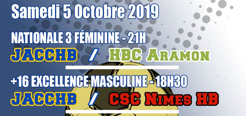 Match Nationale 3 Féminine : JACCHB - HBC Aramon