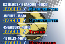 Match Excellence +16 Masculin le 7 Mars 2020 : JACCHB - Marguerittes