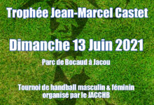 Affiche du Tournoi de Handball à Jacou le 13 Juin 2021